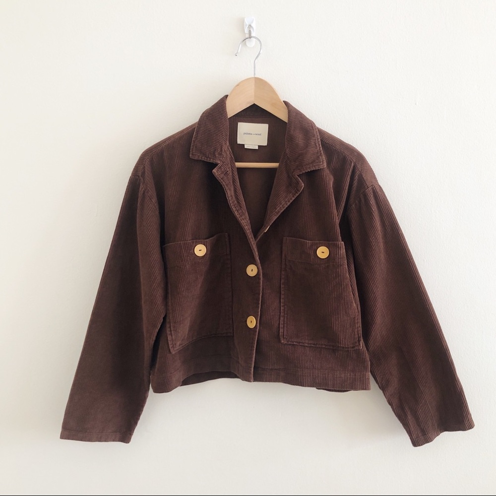 Paloma Wool Dori Corduroy Jacket Brown Size Medium